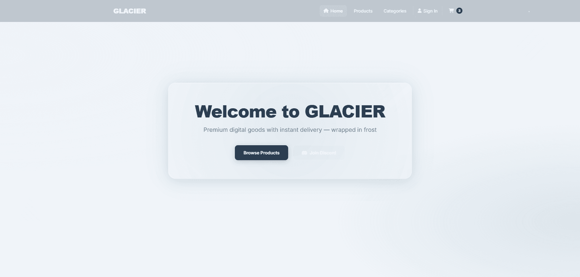 GLACIER screenshot 2