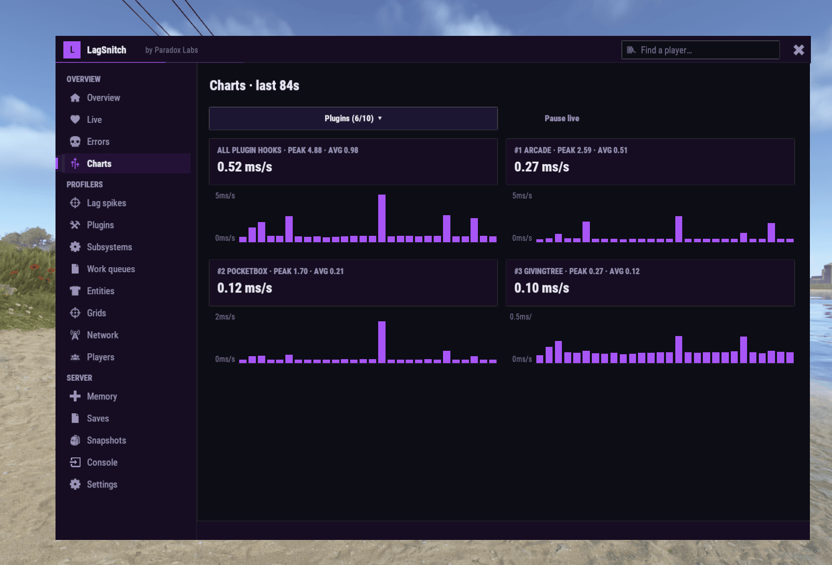 LagSnitch screenshot 6