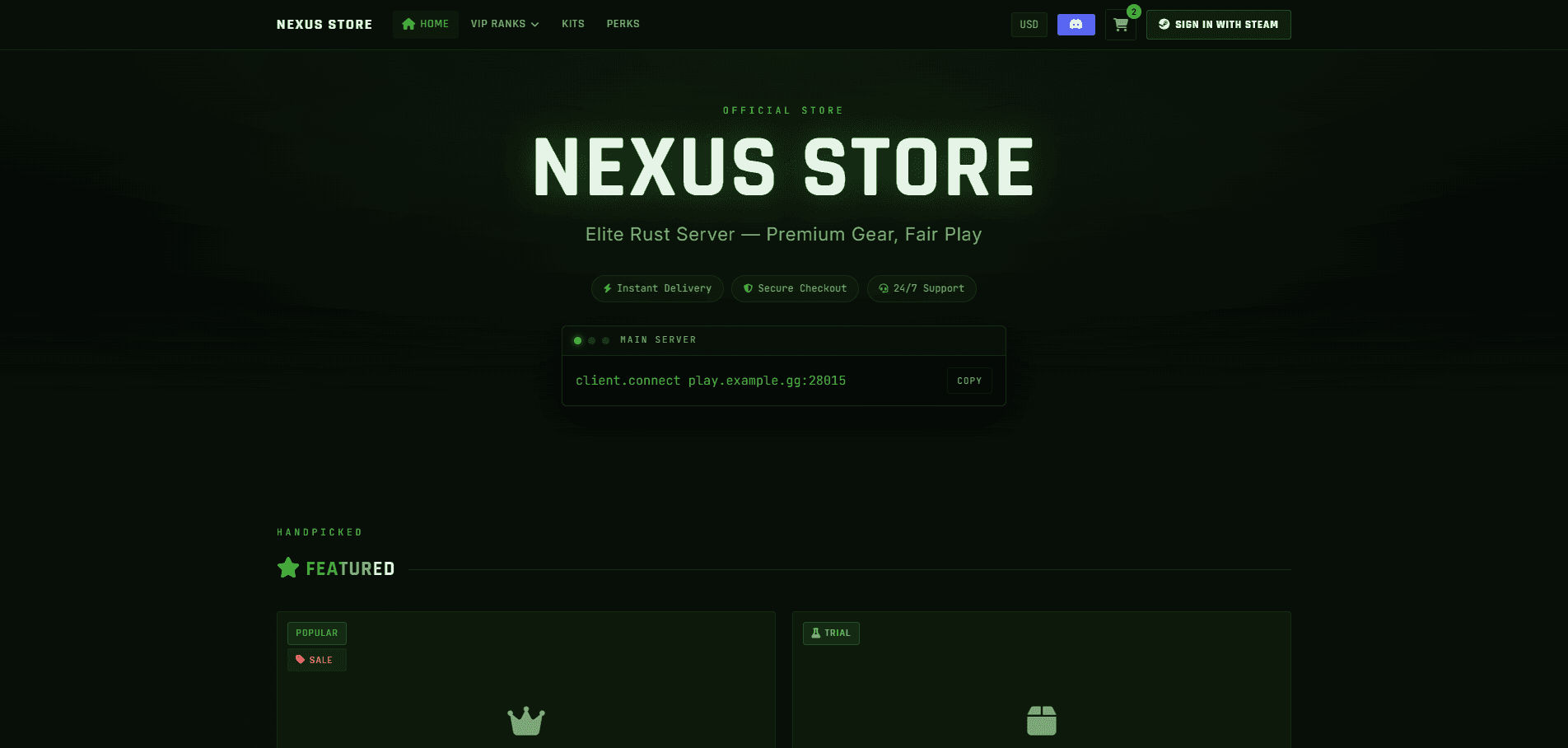 NEXUS screenshot 2